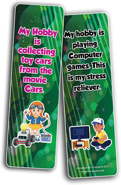 My Hobbies Bookmarks (10-Sets X 6 Cards)