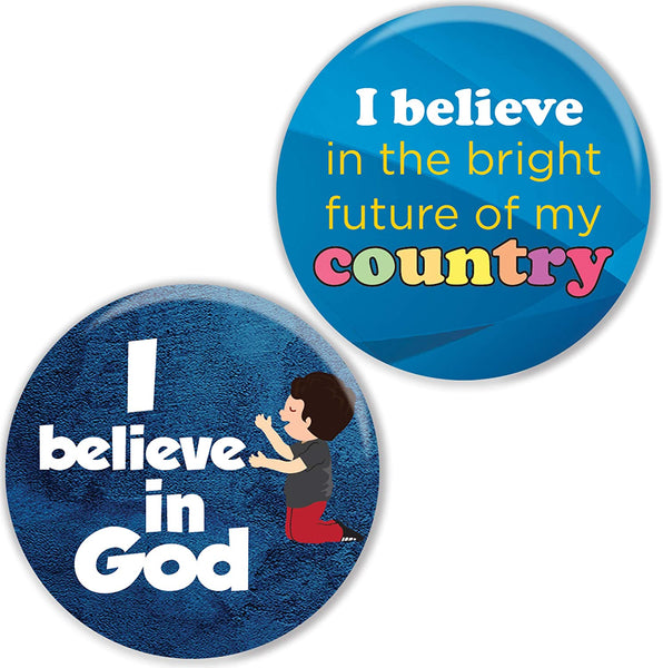 I Believe Pinback Buttons (10 Pack)