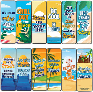 Beach Bookmarks (5-Sets X 6 Cards)