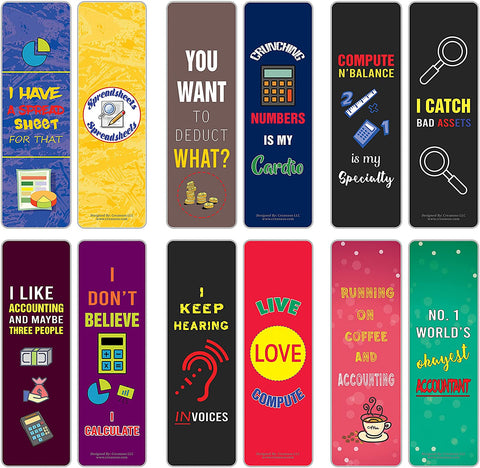 I am an Accountant Bookmarks (10-Sets X 6 Cards)