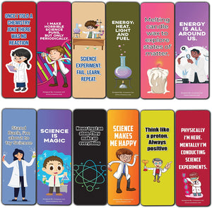 Mad Scientist bookmarks (2-Sets X 6 Cards)