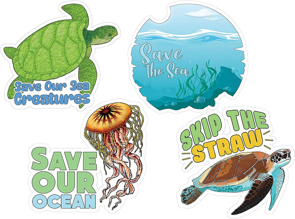 SaveÃ‚Â theÃ‚Â SeaÃ‚Â CreaturesÃ‚Â Stickers - 12 Stickers x 4 Sets (12-Sheets)