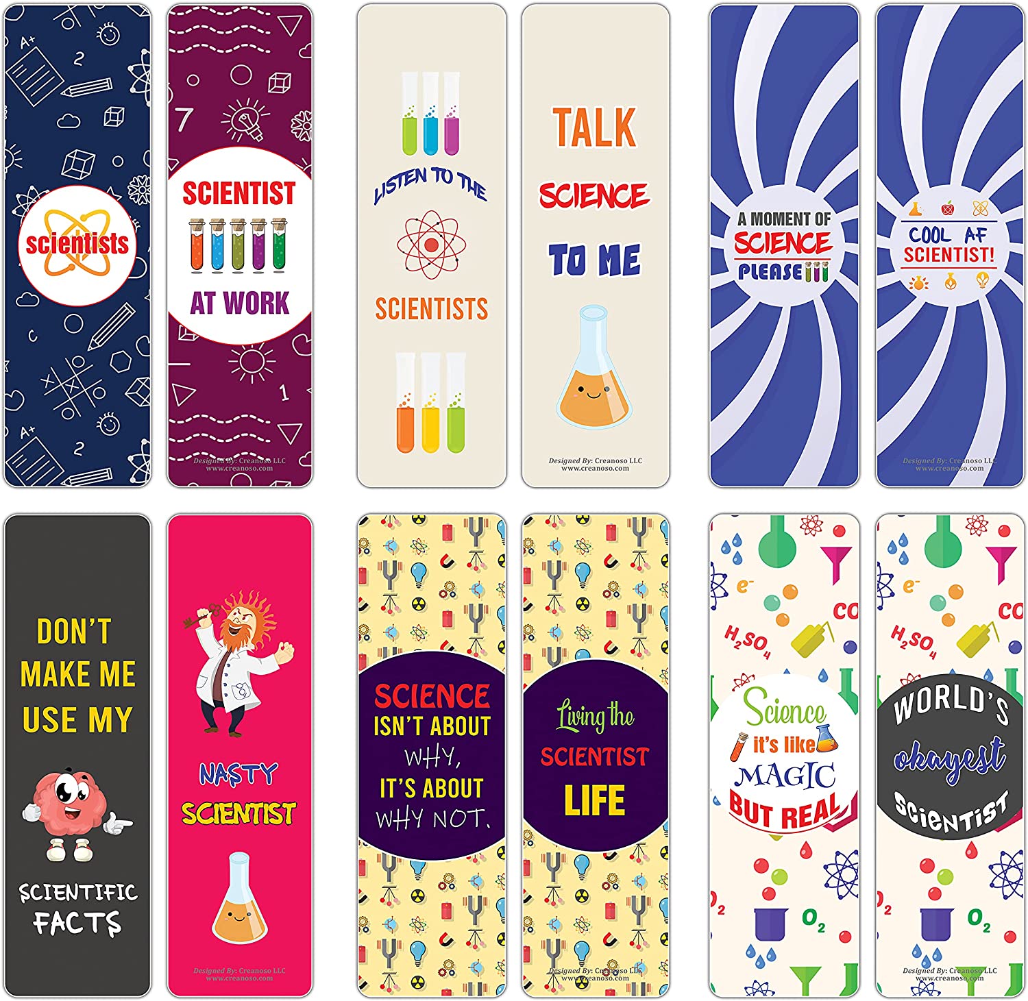 I am a Scientist Bookmarks (10-Sets X 6 Cards)