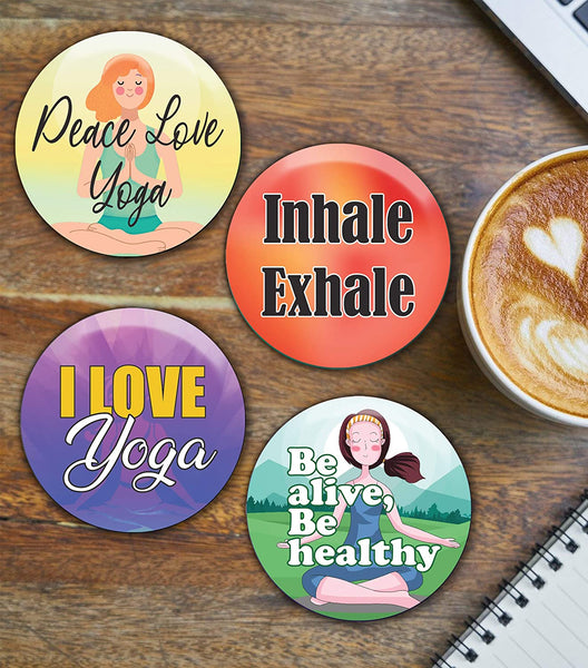 Do Yoga Pinback Buttons Series 1 - Keep Calm (10 Pack)