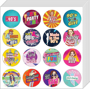 90's Girls Stickers (10 Sets X 16 Designs)