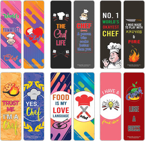 I am a Chef Bookmarks (2-sets X 6 Cards)