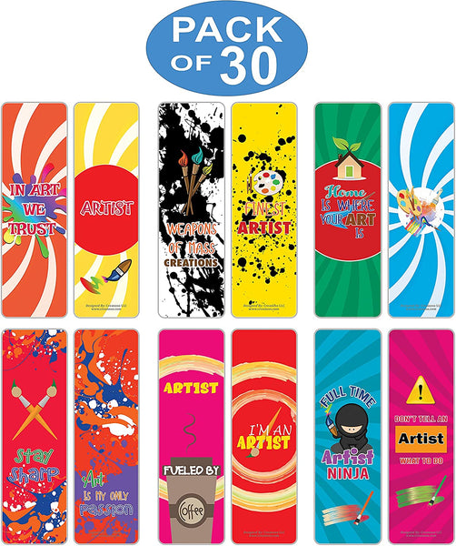 I am an Artist Bookmarks (5-Sets X 6 Cards)