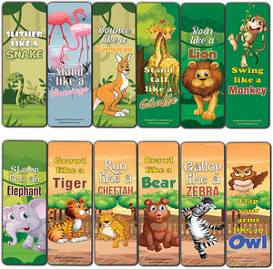 Safari Animals Bookmarks - Series 2 (2-Sets X 6 Cards)