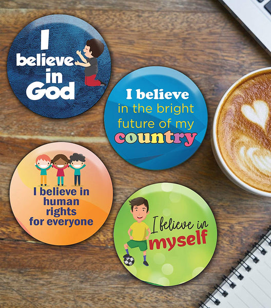 I Believe Pinback Buttons (10 Pack)