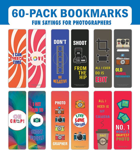 I am a Photographer Bookmarks (10-Sets X 6 Cards)
