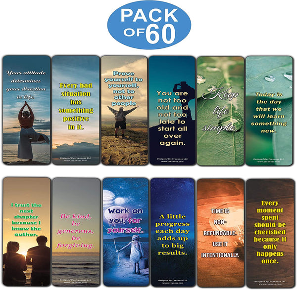 Motivational Quotes Bookmarks Series 3 (60 Pack)