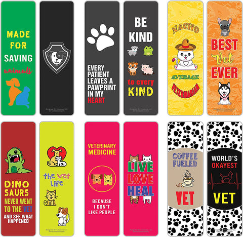 I am a Veterinarian Bookmarks (5-Sets X 6 Cards)