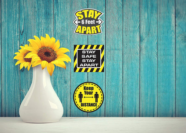 Keep Your Distance Stickers 4 Sets (12 designs x 4pcs each)