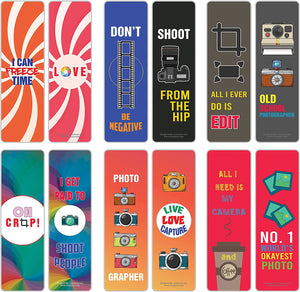 I am a Photographer Bookmarks (2-Sets X 6 Cards)