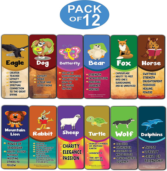 Animals and their Representations Bookmarks (2-Sets X 6 Cards)