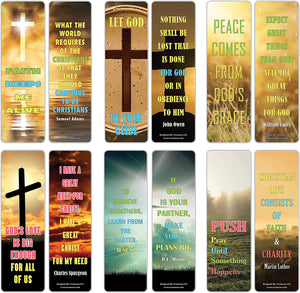 Creanoso Inspiring Quotes Christian Sayings Bookmarks (60-Pack) ÃƒÂ¢Ã¢â€šÂ¬Ã¢â‚¬Å“ Six Assorted Quality Bookmarker Cards Bulk Set ÃƒÂ¢Ã¢â€šÂ¬Ã¢â‚¬Å“ Premium Gift for Men & Women, Adults ÃƒÂ¢Ã¢â€šÂ¬Ã¢â‚¬Å“ Premium Gift Set ÃƒÂ¢Ã¢â€šÂ¬Ã¢â‚¬Å“ Book Marking C