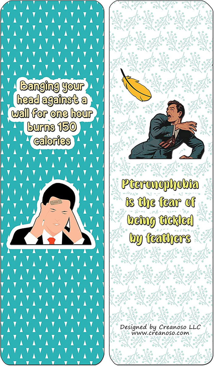 Creanoso Funny Facts Bookmarks - Series 1 (30-Pack) - Classroom Reward
