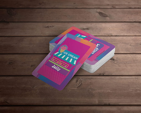 Different Names of Places Learning Cards (2-Deck X 54 Cards)