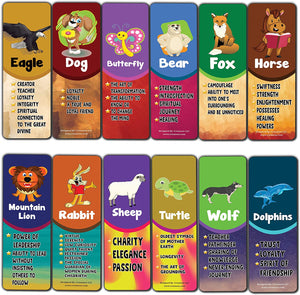 Animals and their Representations Bookmarks (5-Sets X 6 Cards)
