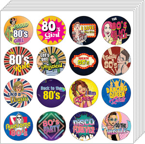 80's Girl Stickers (20 Sets X 16 Designs)