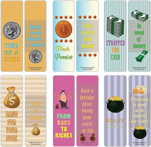 Creanoso Business Money Idioms Bookmarks (30-Pack) Ã¢â‚¬â€œ Awesome Idiomatic Expressions Book Page Clipper Ã¢â‚¬â€œ Employee Giveaways Ã¢â‚¬â€œ Corporate Incentives Rewards Motivations Pack Ã¢â‚¬â€œ Men Women