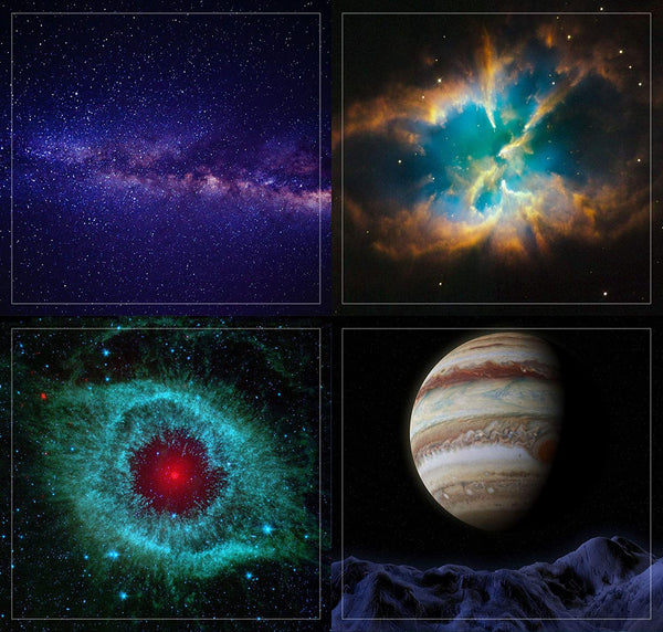 Creanoso Galaxy Stickers (20-Sheet) - Premium Quality Gift Ideas for Children, Teens, & Adults for All Occasions - Stocking Stuffers Party Favor & Giveaways