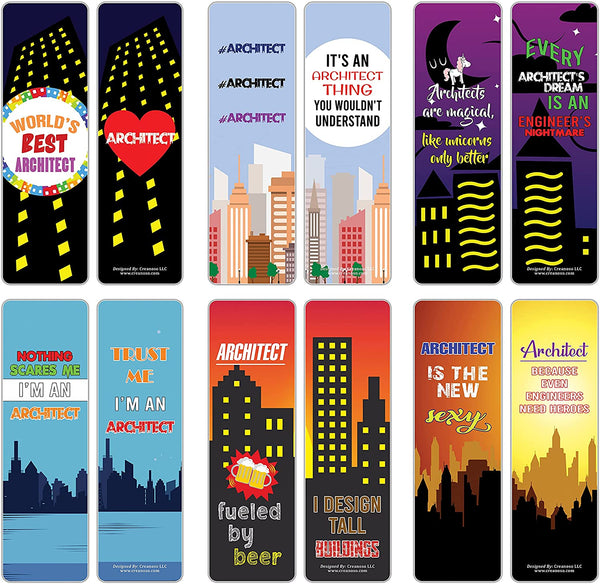 I am an Architect Bookmarks (5-sets X 6 Cards)