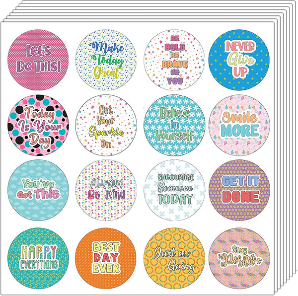 Words Incentives Stickers Creanoso Affirmation Stickers - Confetti Words to Inspire (10-Sheet)