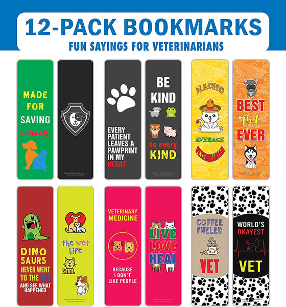 I am a Veterinarian Bookmarks (2-Sets X 6 Cards)