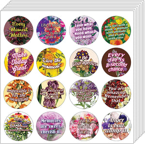 Creanoso Beautiful Floral Stickers (5-Sheet) â€“ Sticker Card Giveaways for Kids â€“ Awesome Stocking Stuffers Gifts for Boys & Girls â€“ Classroom Home Rewards Enticements