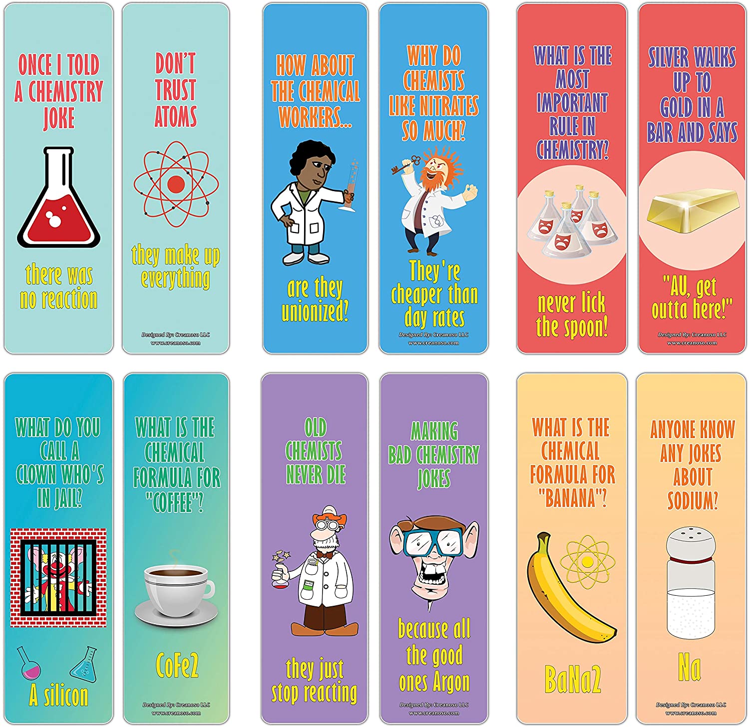 Creanoso Funny Sayings Gamer Bookmarks (60-Pack) ÃƒÂ¢Ã¢â€šÂ¬Ã¢â‚¬Å“ Six Assorted Quality Bookmarker Cards Bulk Set ÃƒÂ¢Ã¢â€šÂ¬Ã¢â‚¬Å“ Premium Gift for Gamers, Men & Women, Adults, Teens ÃƒÂ¢Ã¢â€šÂ¬Ã¢â‚¬Å“ Premium Bulk Pack Gift Set ÃƒÂ¢Ã¢â€šÂ¬Ã¢â‚¬Å“ Book