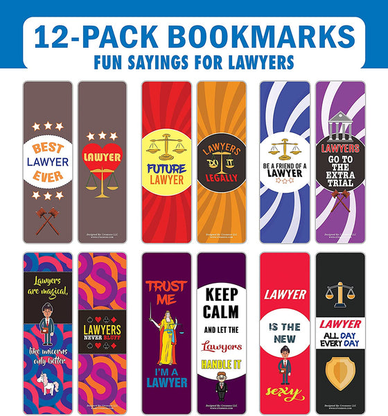 I am a Lawyer Bookmarks (2-Sets X 6 Cards)