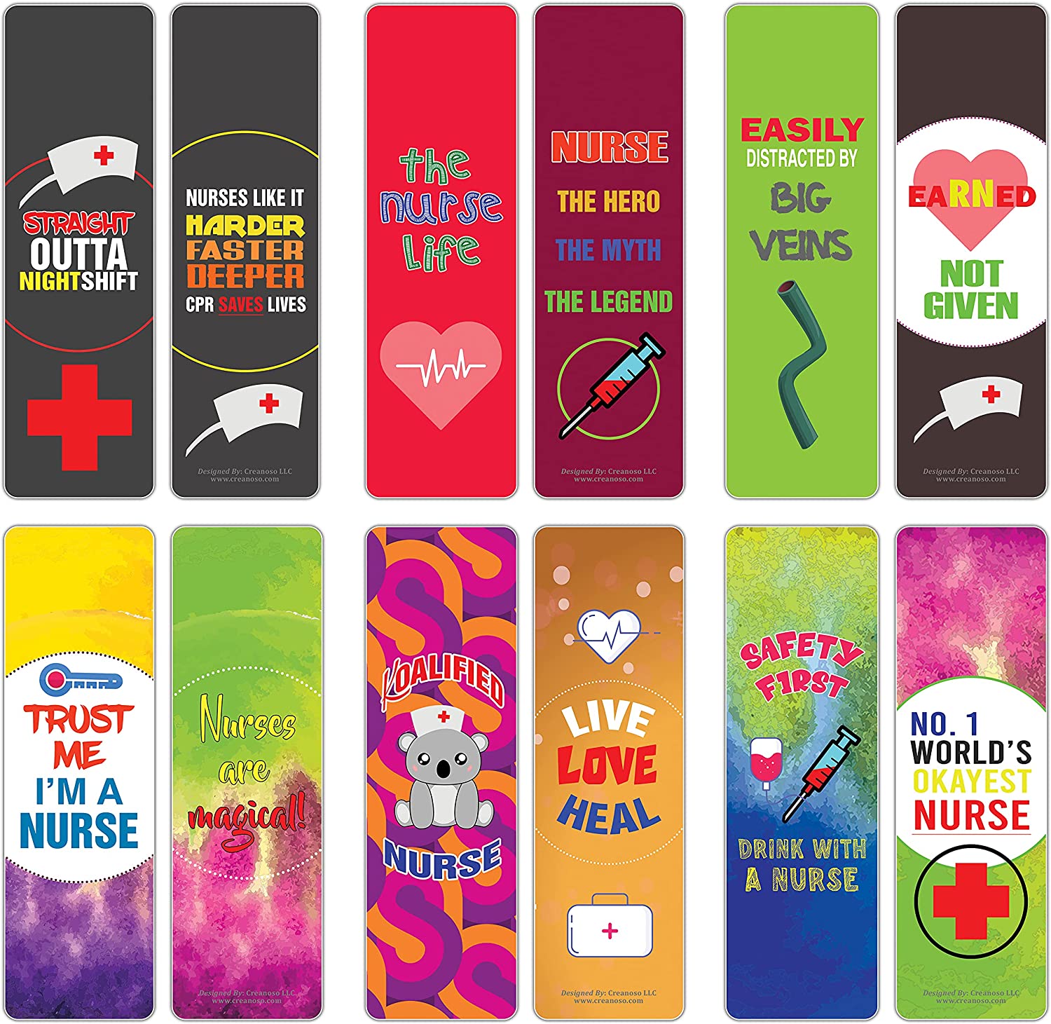 I am a Nurse Bookmarks (10-Sets X 6 Cards)