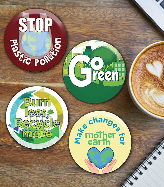 Stop Global Warming Pinback Buttons (10 Pack)