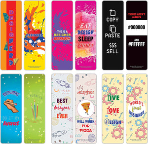 I am a Designer Bookmarks (2-Sets X 6 Cards)