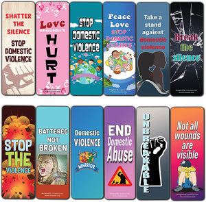 Domestic Violence Bookmarks (2-Sets X 6 Cards)