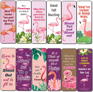 All About Flamingo Bookmarks (5-Sets X 6 Cards)