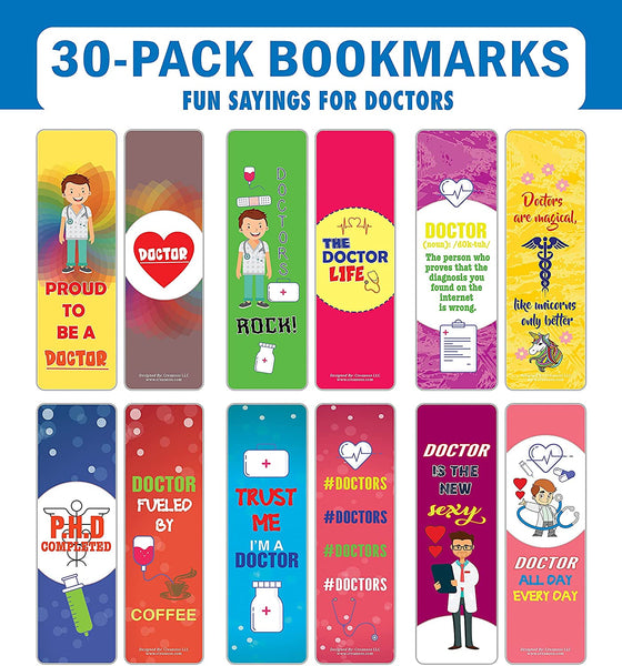 I am a Doctor Bookmarks (5-Sets X 6 Cards)