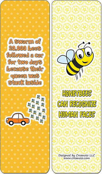 Creanoso Funny Facts Bookmarks - Series 2 - Stocking Stuffers Premium Quality Gift Ideas - DIY Kit