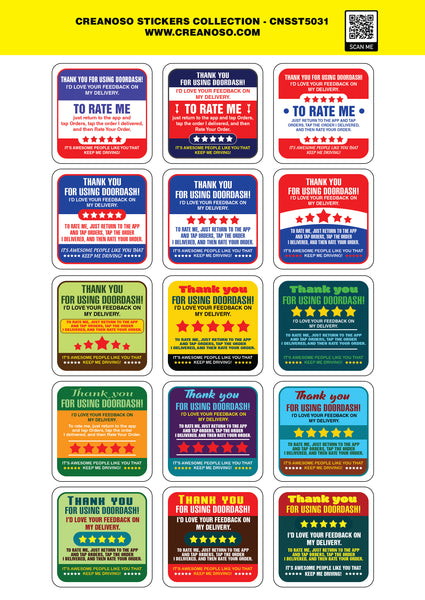Bag Seal Delivery Stickers 2" Round 20-Sheet (300 Stickers)
