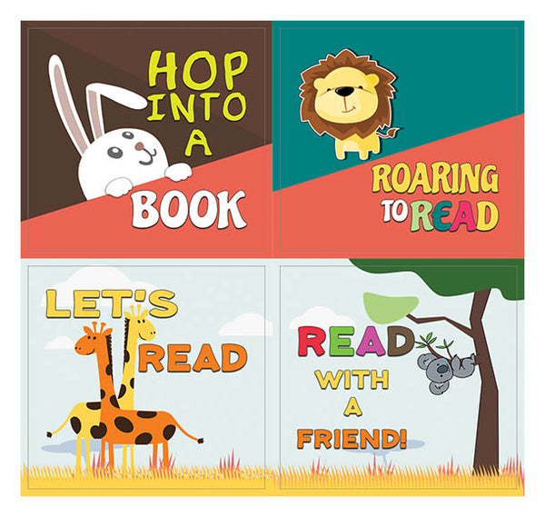 Creanoso Animal Good Reading Stickers for Kids - Teacher Rewards Ideas for Boys, Girls