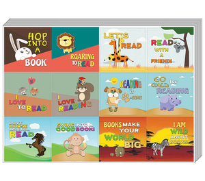 Creanoso Animal Good Reading Stickers for Kids - Teacher Rewards Ideas for Boys, Girls