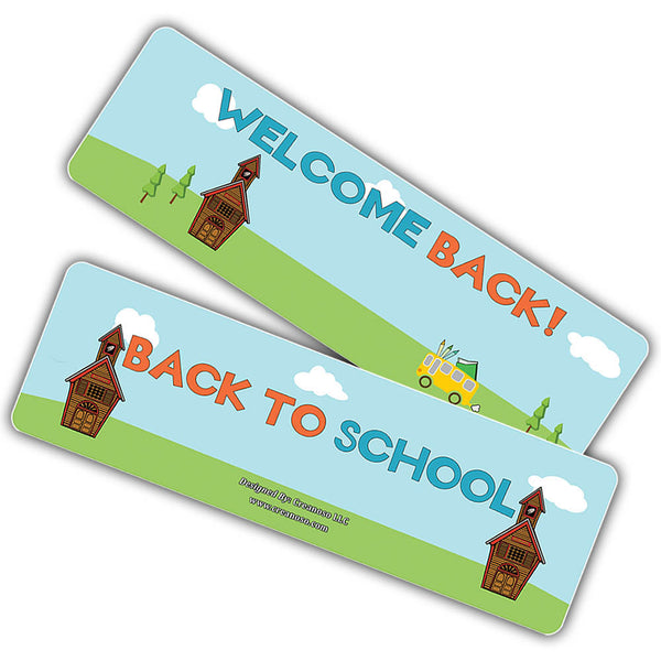 Creanoso Back to School Children Bookmarks Card for Kids ÃƒÂ¢Ã¢â€šÂ¬Ã¢â‚¬Å“ Premium Gift Set