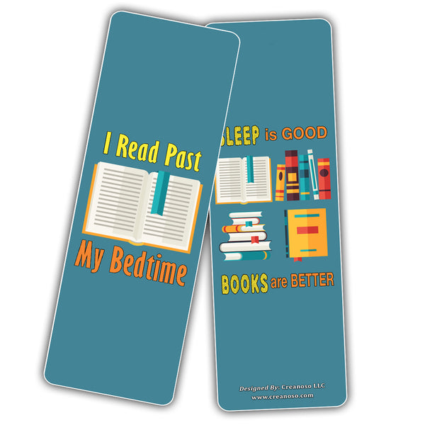 Creanoso Book Lovers Reading Bookmarks - Cool and Unique Stocking Stuffers Gifts