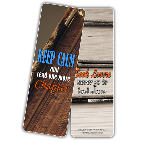 Creanoso Bookish Inspirational Fun Reading Bookmarks (12-Pack) ÃƒÆ’Ã‚Â¢ÃƒÂ¢Ã¢â‚¬Å¡Ã‚Â¬ÃƒÂ¢Ã¢â€šÂ¬Ã…â€œ Wall Decal Art Bookmarkers