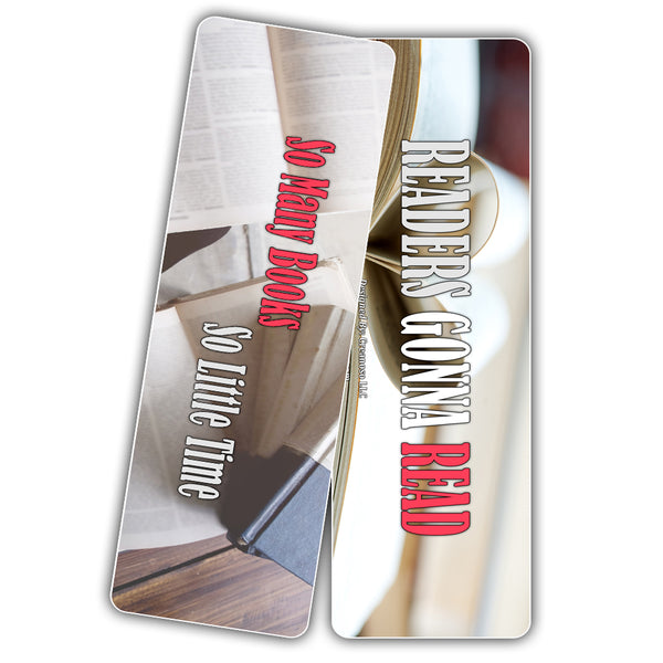 Creanoso Reading Lovers Bookish Bookmarker Cards (30-Pack) ÃƒÆ’Ã‚Â¢ÃƒÂ¢Ã¢â‚¬Å¡Ã‚Â¬ÃƒÂ¢Ã¢â€šÂ¬Ã…â€œ Reading Encouragement Book Sayings