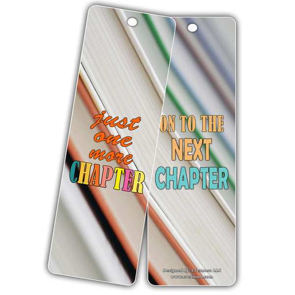 Creanoso Inspiring Sayings Booknerd Bookmarks (30-Pack) ÃƒÆ’Ã‚Â¢ÃƒÂ¢Ã¢â‚¬Å¡Ã‚Â¬ÃƒÂ¢Ã¢â€šÂ¬Ã…â€œ Inspirational Reading Quotes Collection