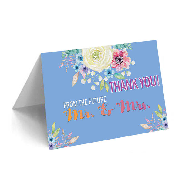 Creanoso Bridal Shower Thank You Cards Ã¢â‚¬â€œ Six Flip Cards Design Assorted Set Ã¢â‚¬â€œ Token Gift Cards