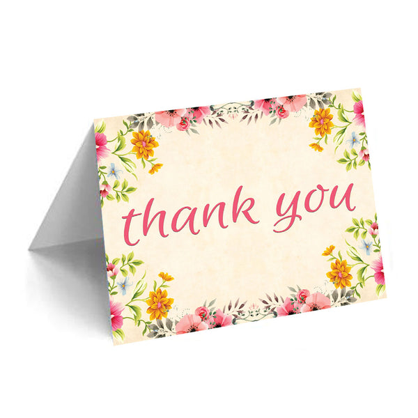 Creanoso Bridal Shower Thank You Cards Ã¢â‚¬â€œ Six Flip Cards Design Assorted Set Ã¢â‚¬â€œ Token Gift Cards