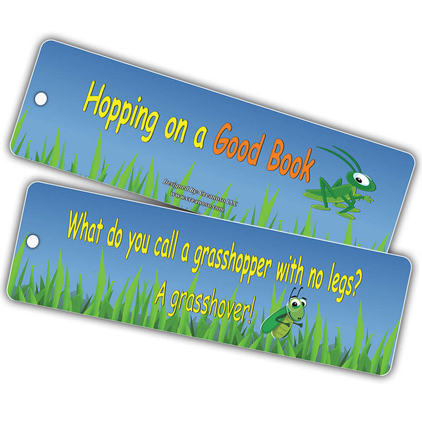 Creanoso Funny Jokes Bug Bookmarkers ÃƒÂ¢Ã¢â€šÂ¬Ã¢â‚¬Å“ Premium Quality Book Clippers for Kids, Boys, Girls